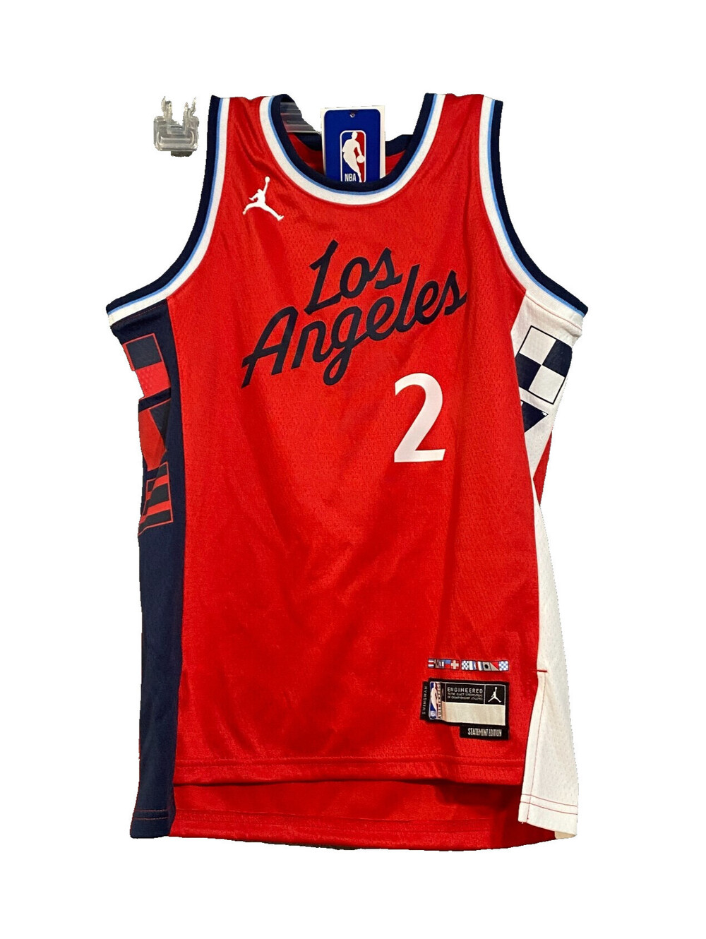 LA Clippers Kawhi Leonard #2 Jordan Statement Swingman Jersey Youth M 10-12 NWT
